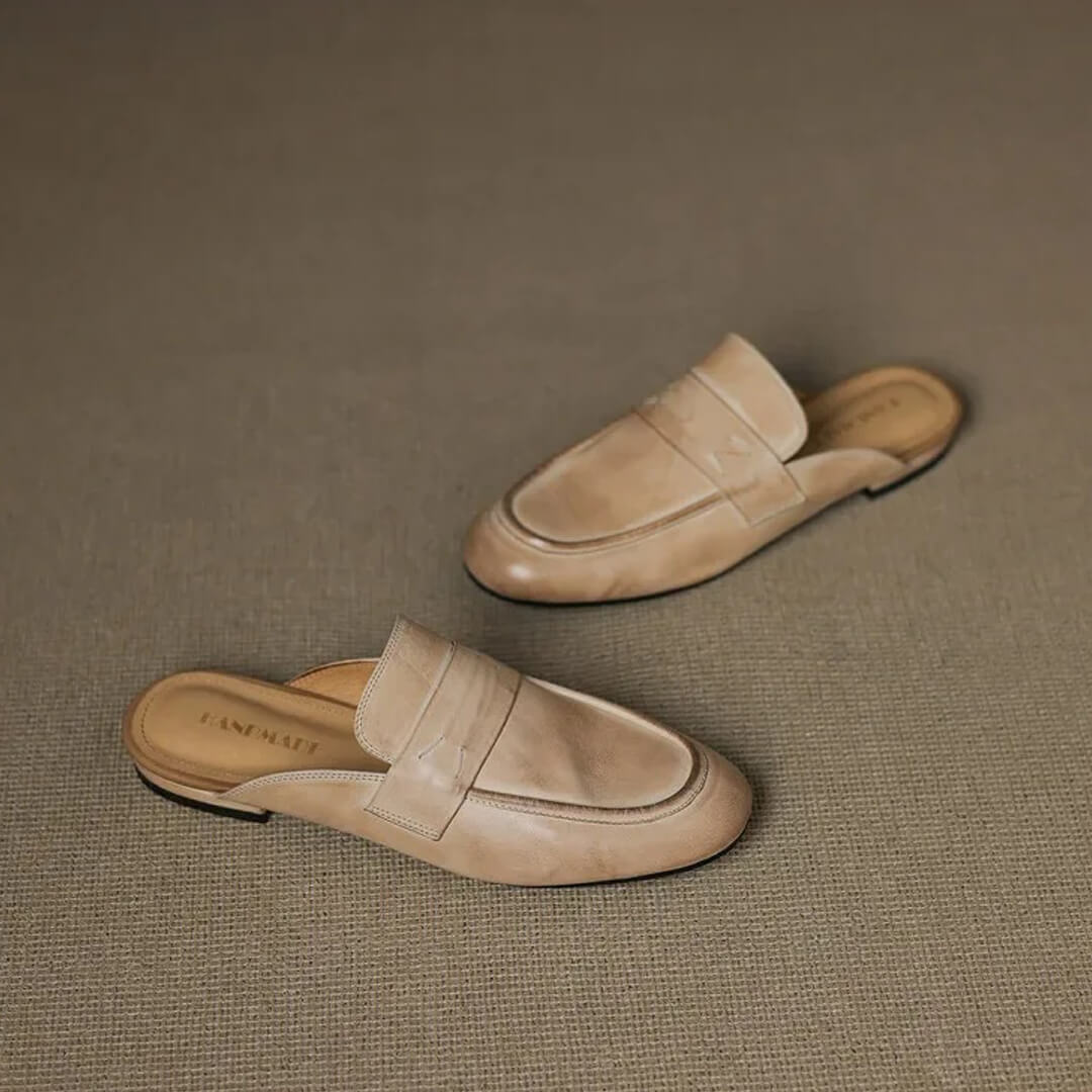 Maris Genuine Leather Mules