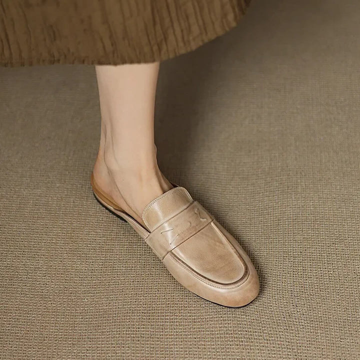 Maris Genuine Leather Mules