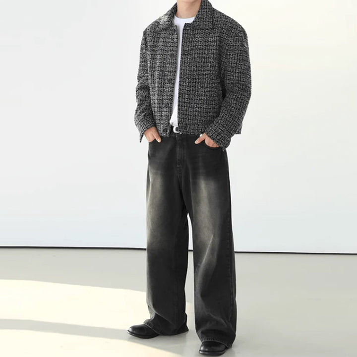 Nomura Washed Wide Straight Jeans