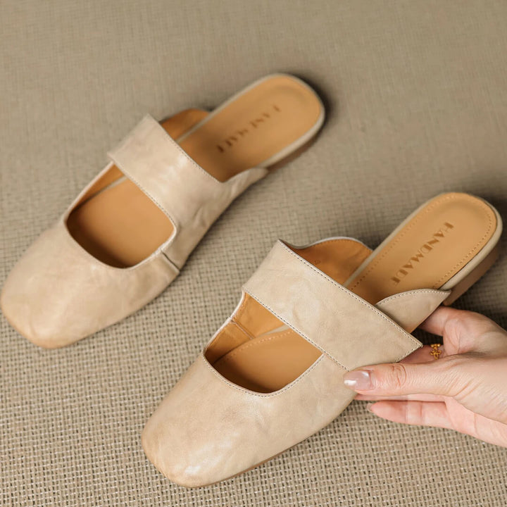 Camira Genuine Leather Mules
