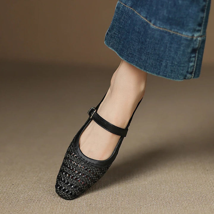Amoria Genuine Leather Mules