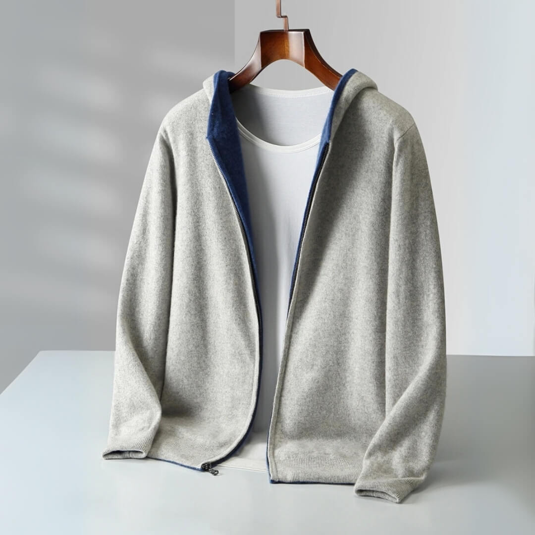 Orviano Cashmere Zip Hoodie