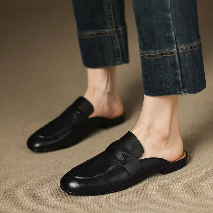 Maris Genuine Leather Mules