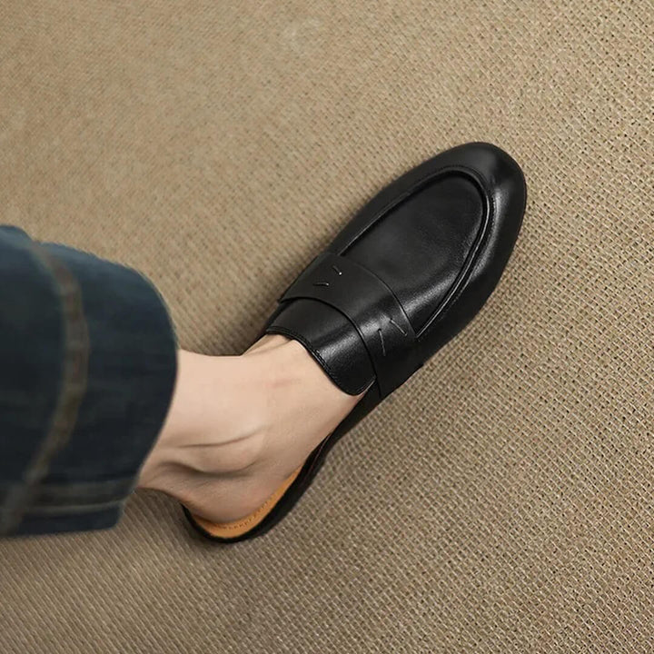 Maris Genuine Leather Mules
