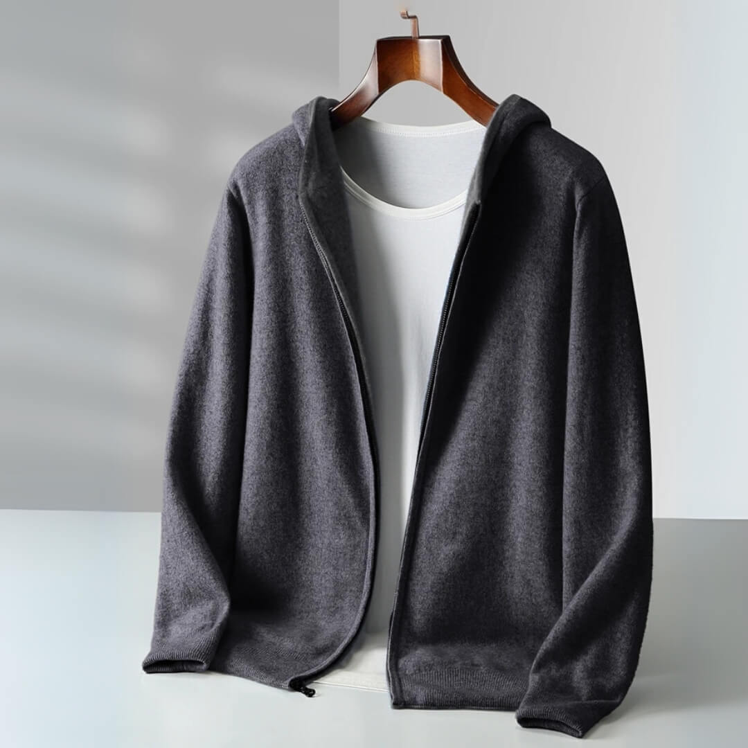 Orviano Cashmere Zip Hoodie