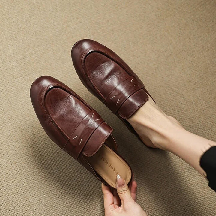 Maris Genuine Leather Mules