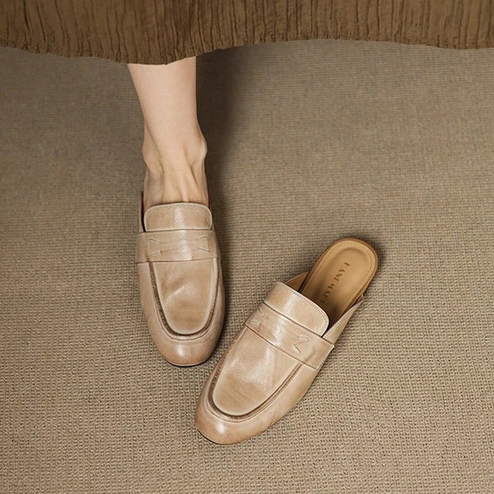 Maris Genuine Leather Mules
