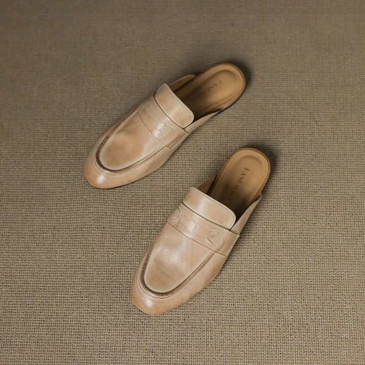 Maris Genuine Leather Mules