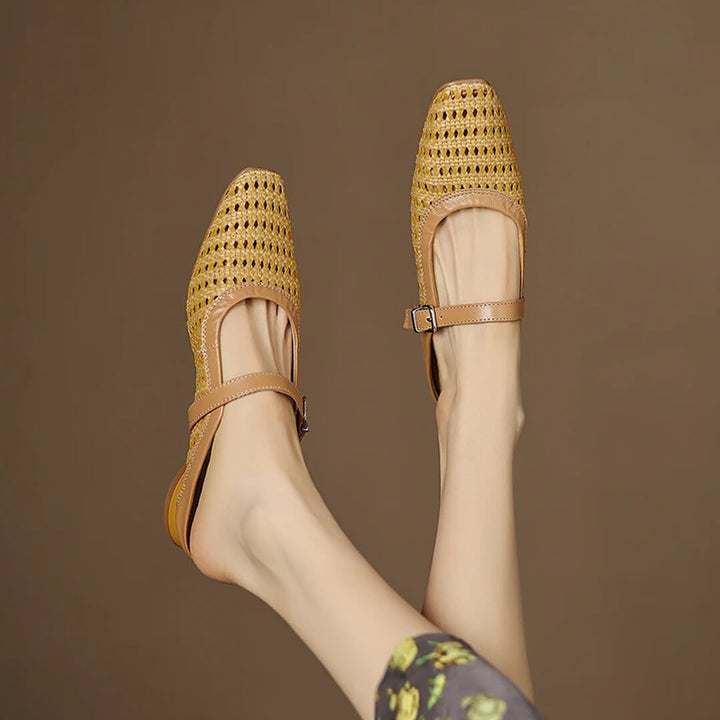 Amoria Genuine Leather Mules