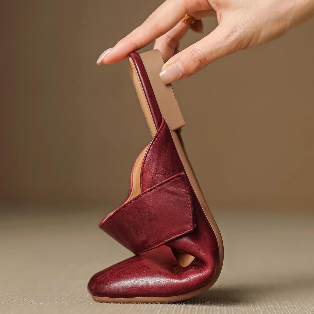 Camira Genuine Leather Mules