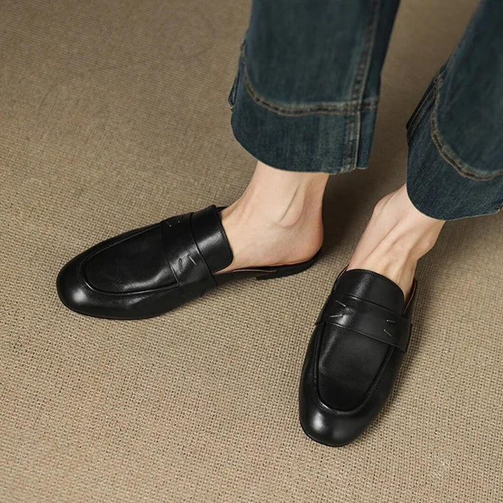 Maris Genuine Leather Mules