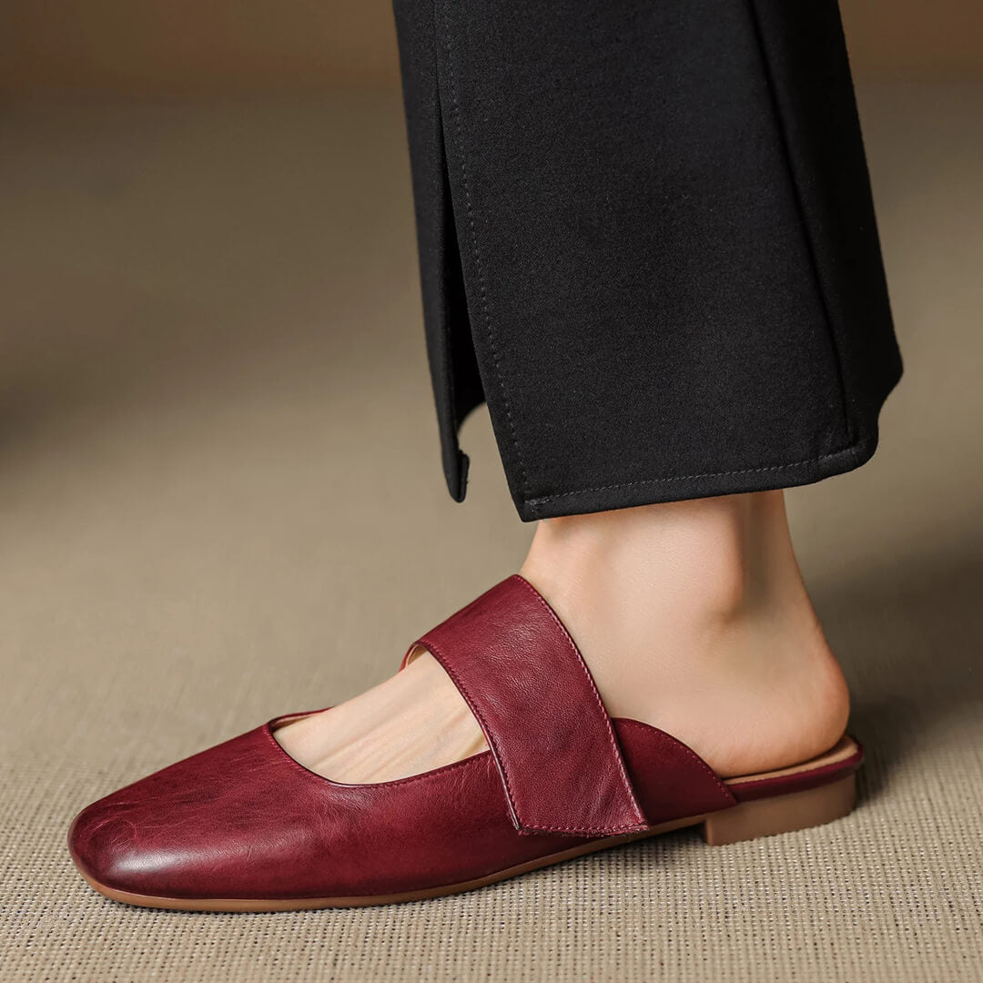 Camira Genuine Leather Mules