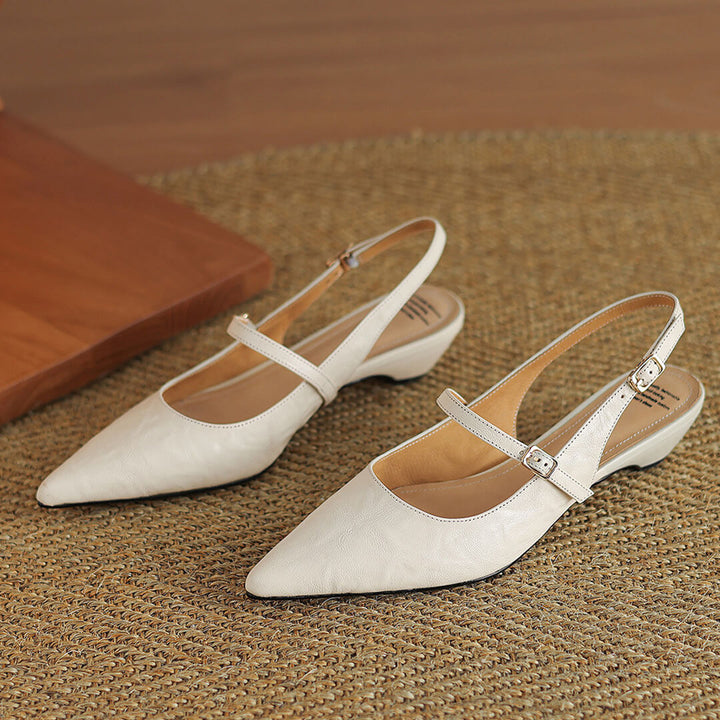 Isola Genuine Leather Slingbacks