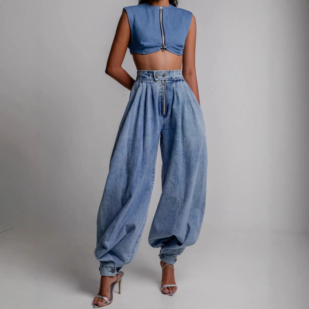 Nova High Waist Balloon Jeans