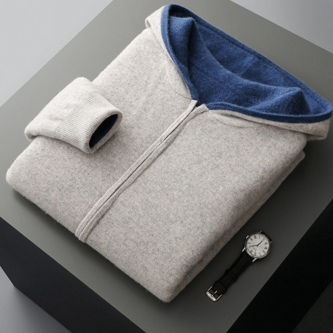 Orviano Cashmere Zip Hoodie