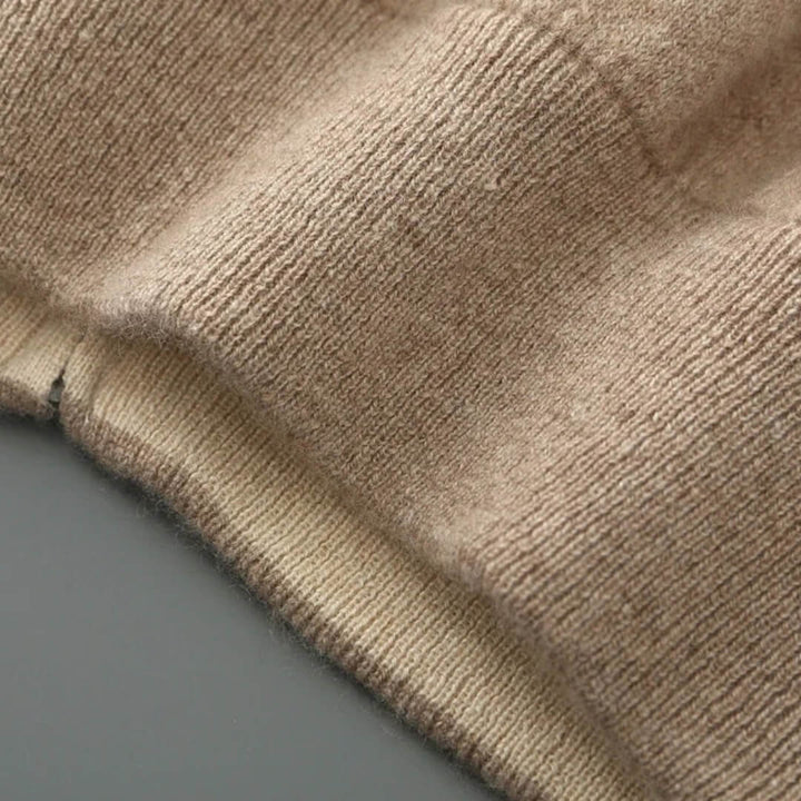 Corvino Cashmere Zip Cardigan