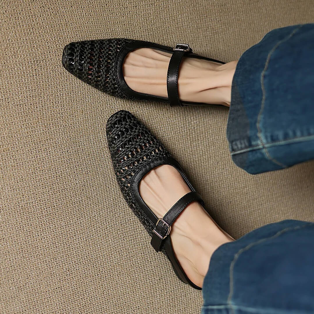 Amoria Genuine Leather Mules