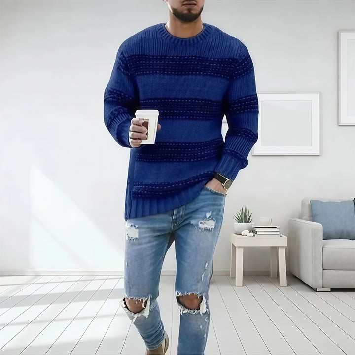 Harlan Striped Chunky Knit Sweater