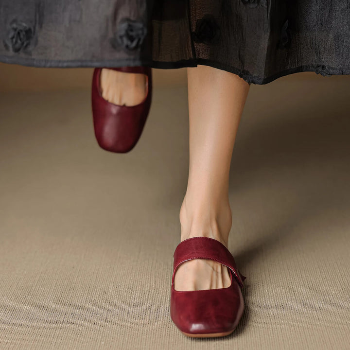 Camira Genuine Leather Mules