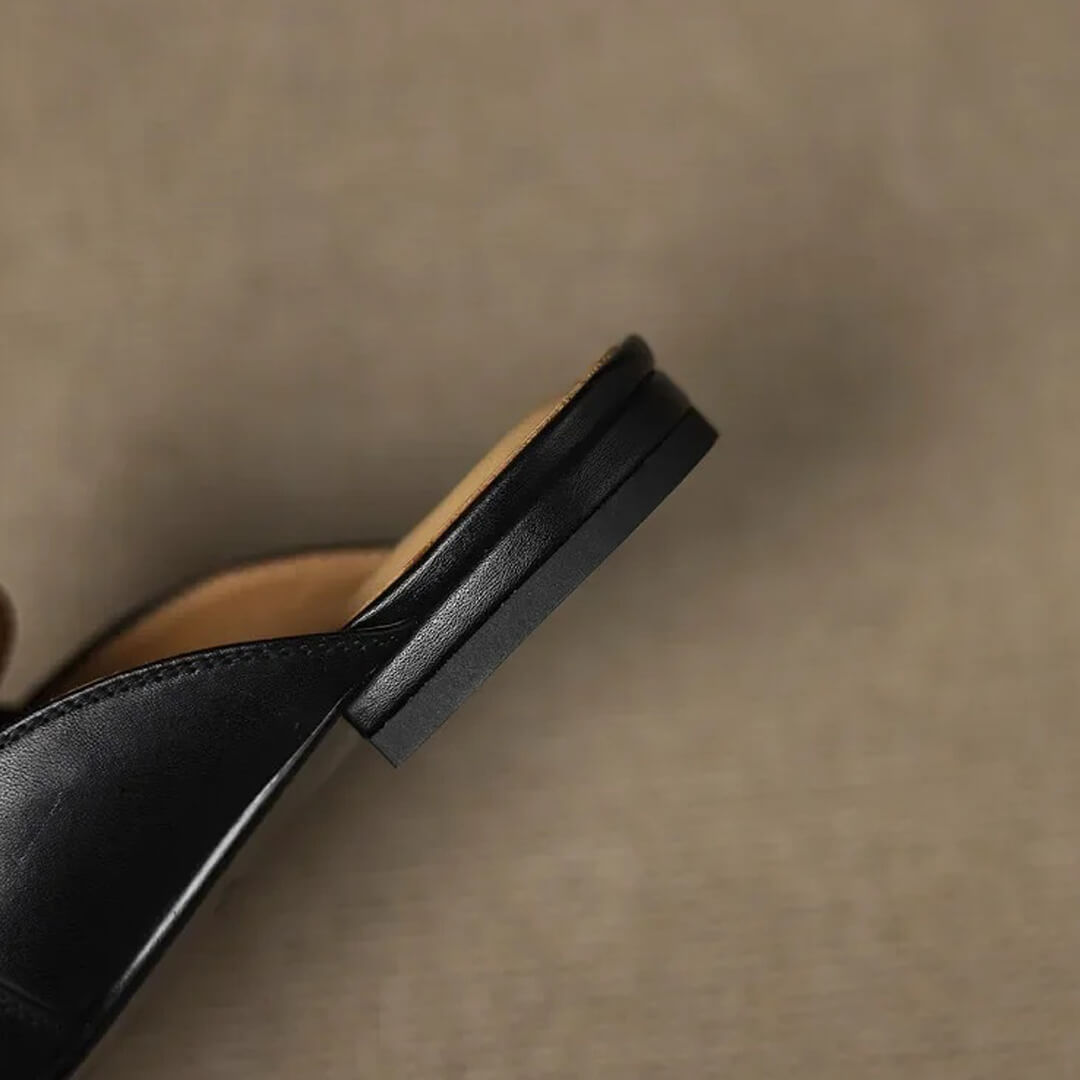 Maris Genuine Leather Mules