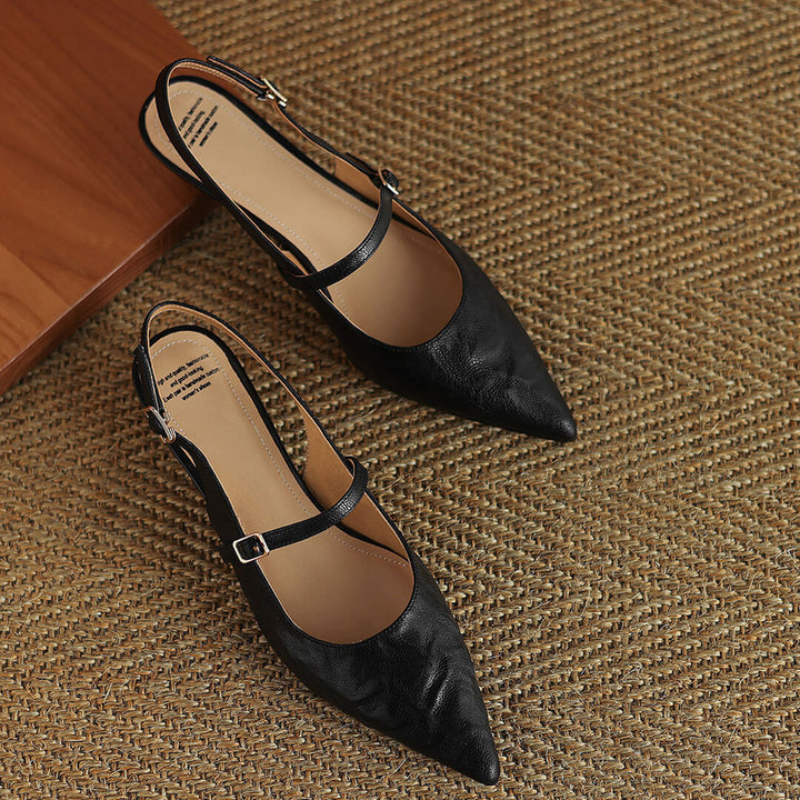 Isola Genuine Leather Slingbacks