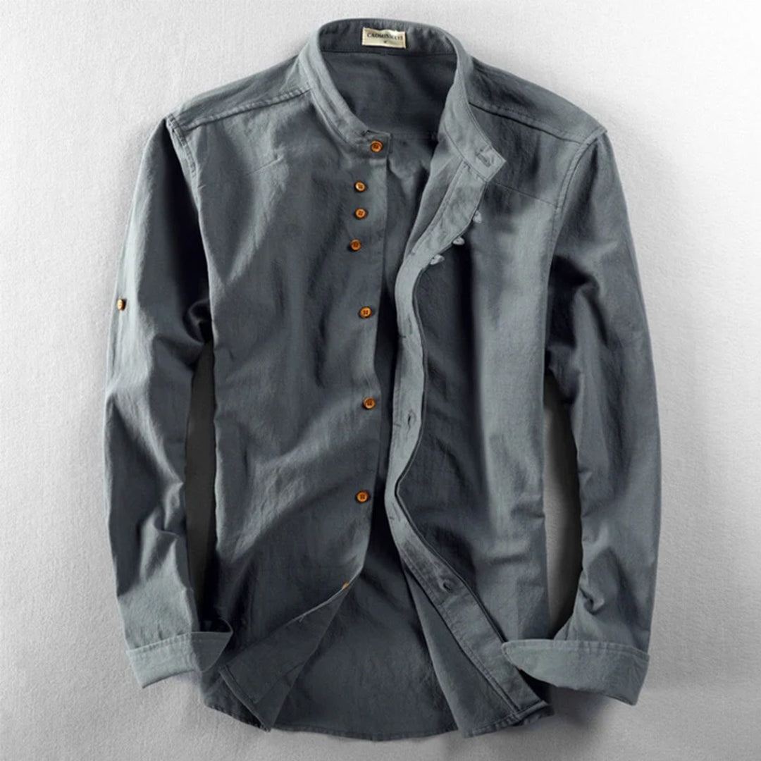 Haruki Linen Blend Japan Style Shirt
