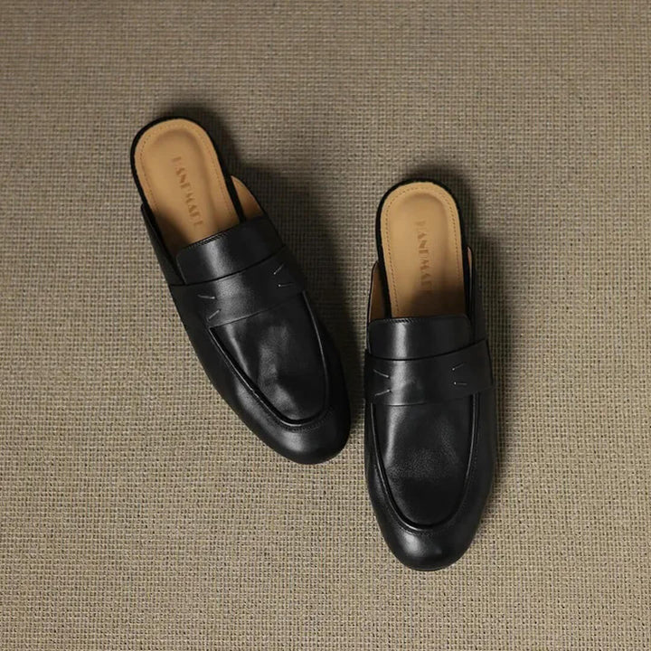 Maris Genuine Leather Mules