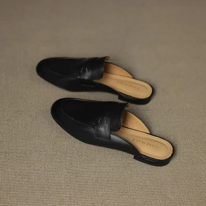 Maris Genuine Leather Mules