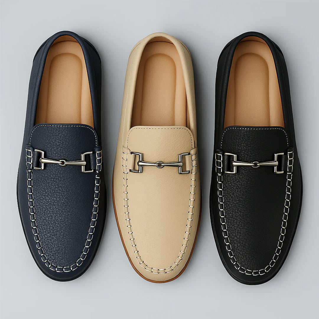 Alessio Leather Loafers