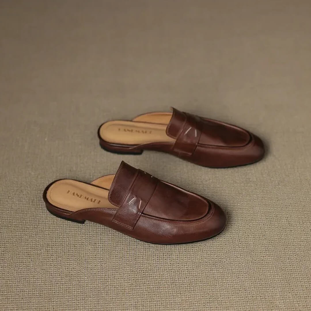 Maris Genuine Leather Mules
