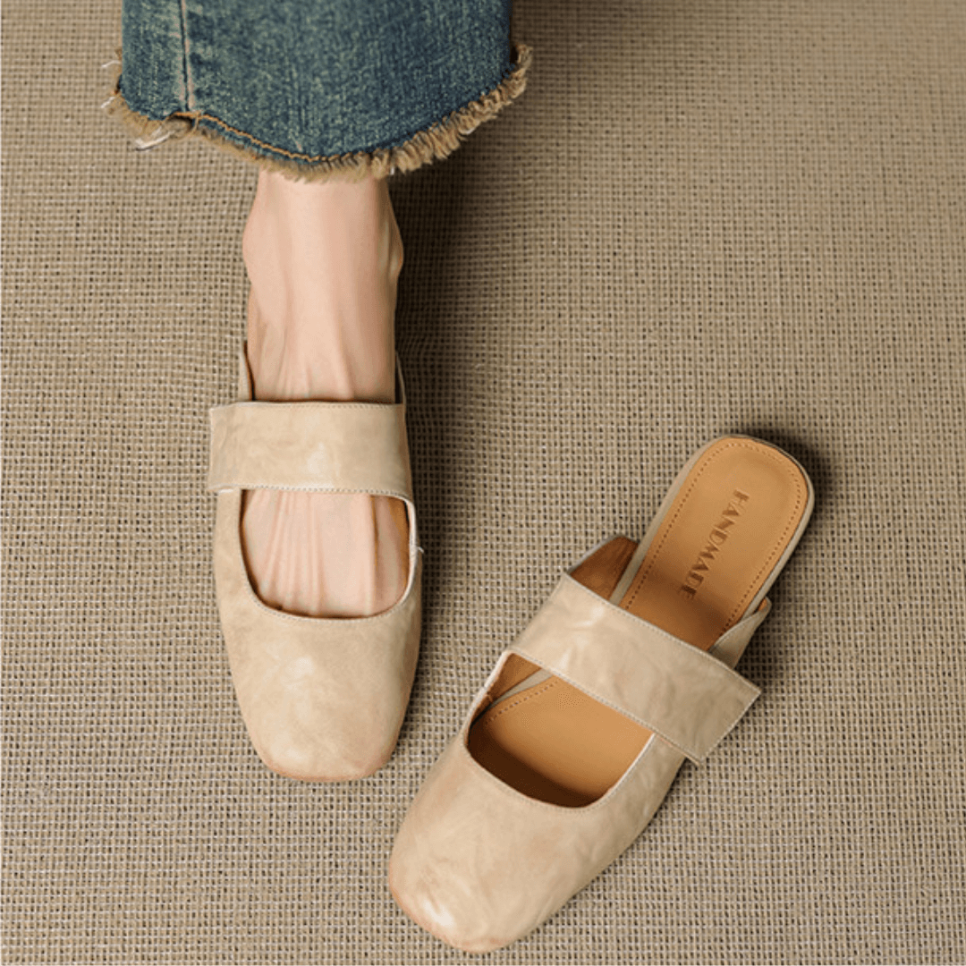 Camira Genuine Leather Mules