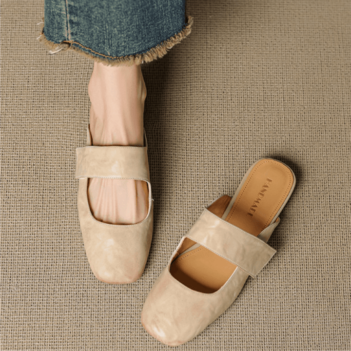 Camira Genuine Leather Mules