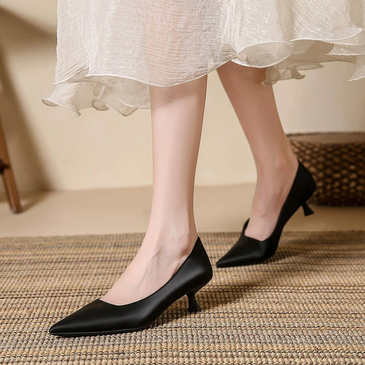 Neyra Satin Heels