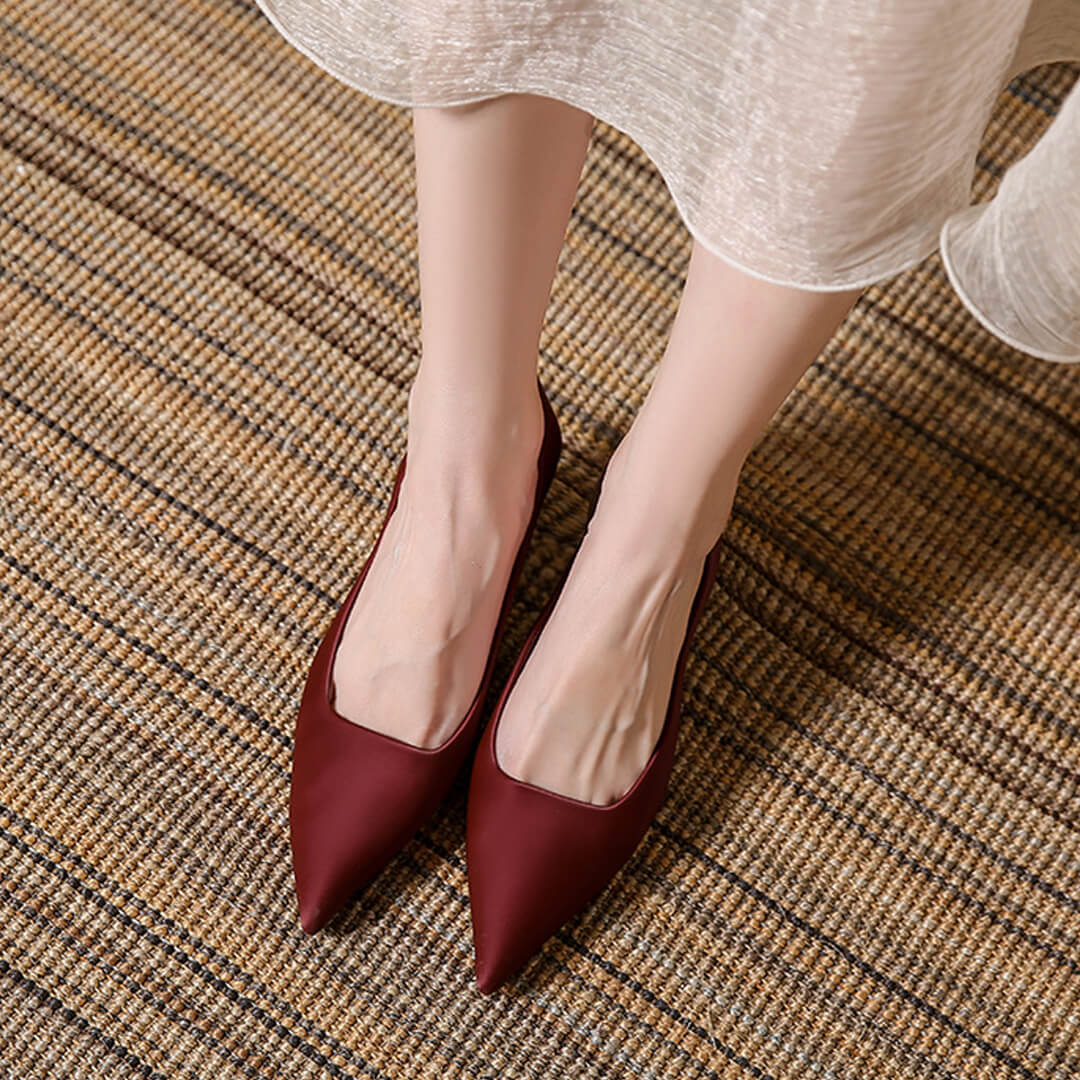 Neyra Satin Heels