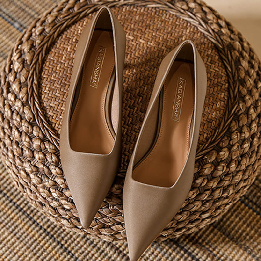 Neyra Satin Heels