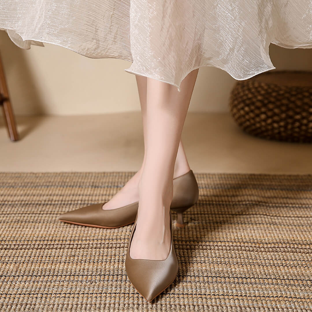 Neyra Satin Heels