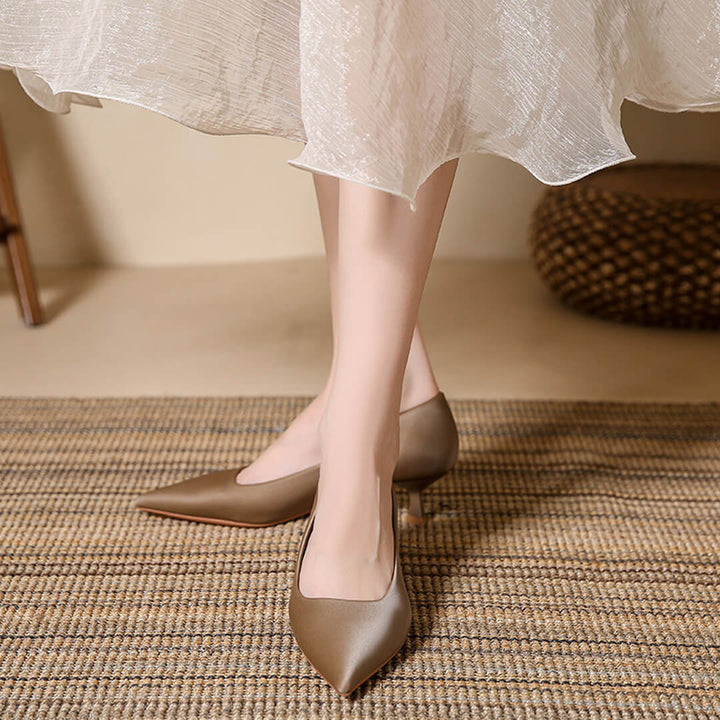 Neyra Satin Heels