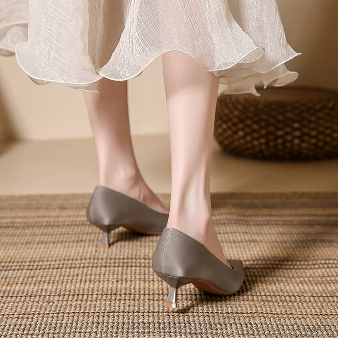 Neyra Satin Heels