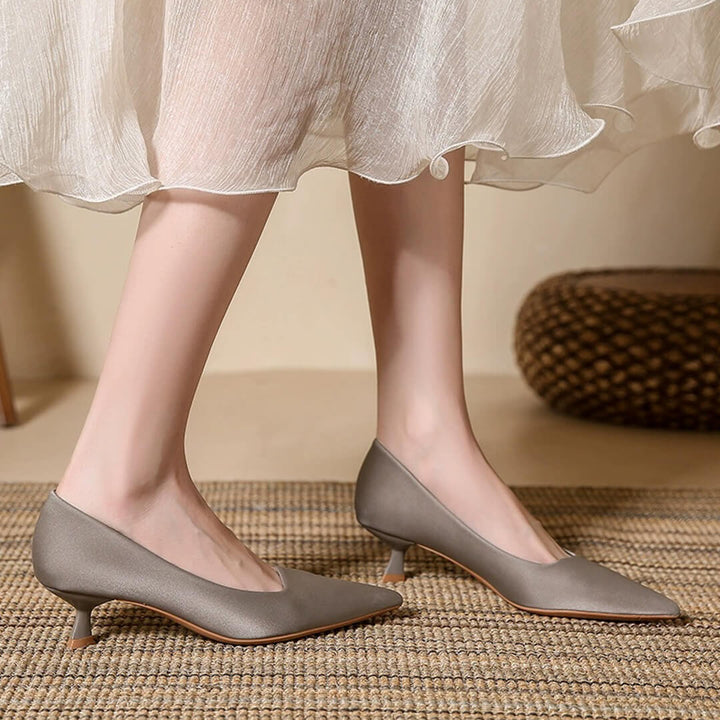 Neyra Satin Heels