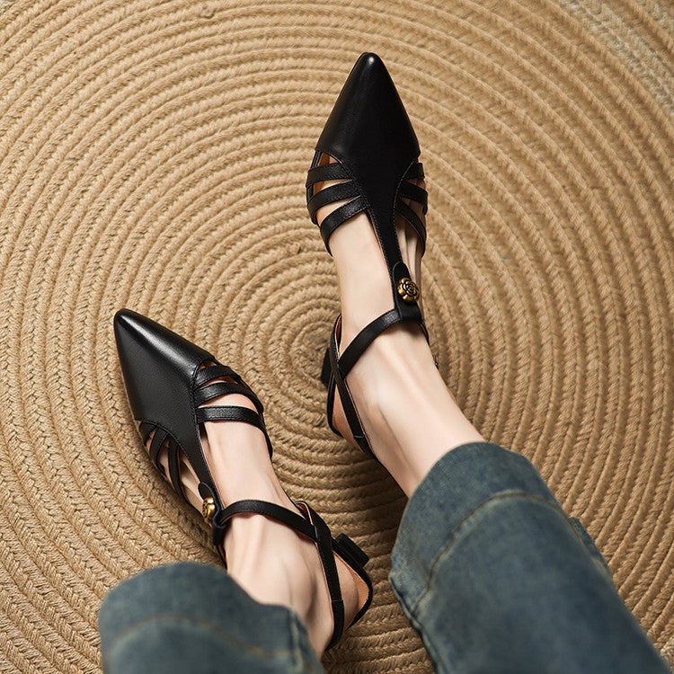 Verisa Cowhide Heels