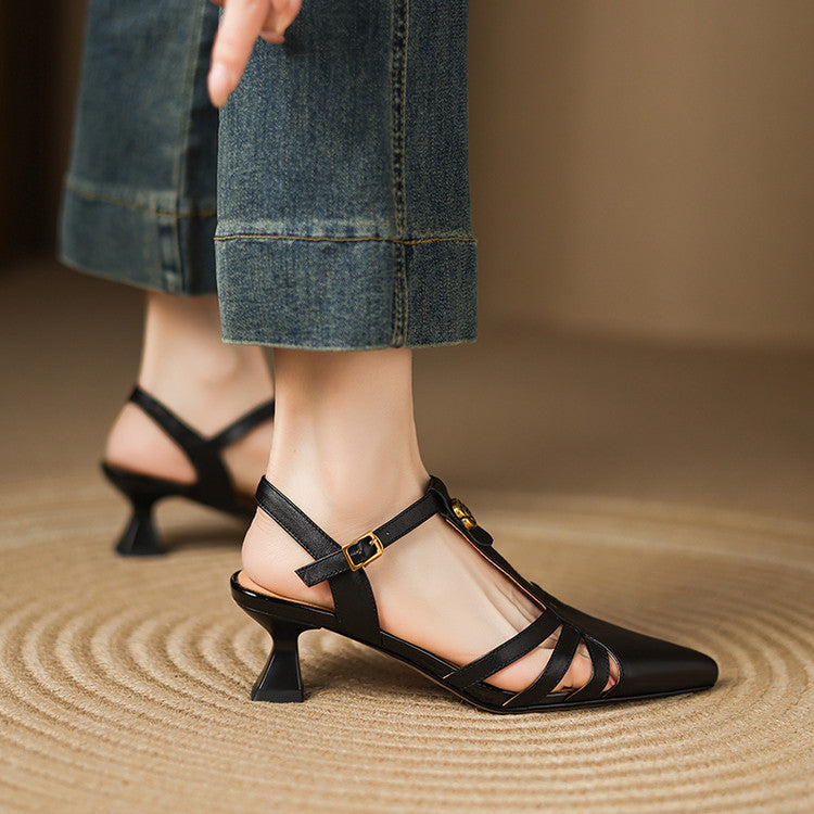 Verisa Cowhide Heels