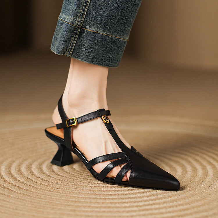 Verisa Cowhide Heels
